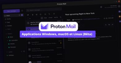 Proton Mail - Applications Windows, macOS et Linux (Bêta)