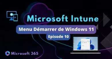 Tuto intune personnaliser menu Démarrer Windows