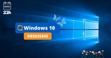 Windows 10 KB5035845 - Mars 2024