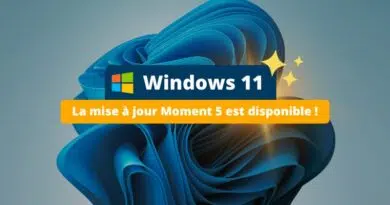 Windows 11 - La mise à jour Moment 5 est disponible