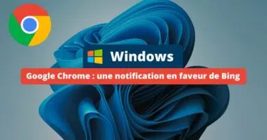 Windows - Google Chrome - Notifications passer à Bing