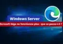 Windows Server - Bug Microsoft Edge 123 - Mars 2024