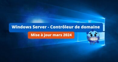 Windows Server - Contrôleur de domaine - Bug mise à jour mars 2024