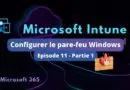 stratégie intune configurer firewall windows 11