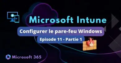 stratégie intune configurer firewall windows 11