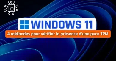 tuto windows 4 méthodes pour vérifier la présence d’une puce TPM