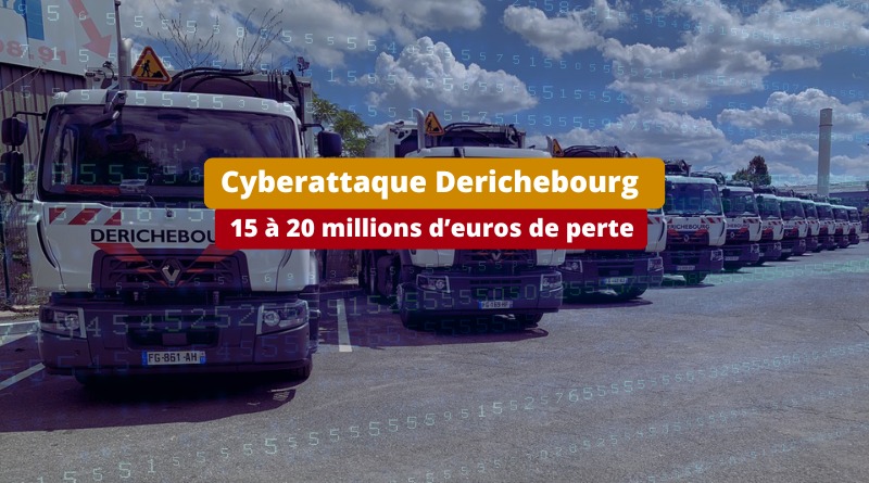 Cyberattaque 2023 Derichebourg - 15 à 20 millions d’euros de perte