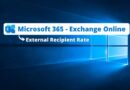 Microsoft 365 - Exchange Online - External Recipient Rate