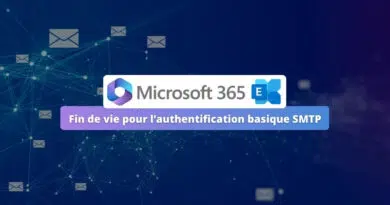 Microsoft 365 Exchange Online - Fin authentification basique SMTP