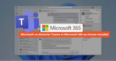 Microsoft va dissocier Teams et Microsoft 365 au niveau mondial