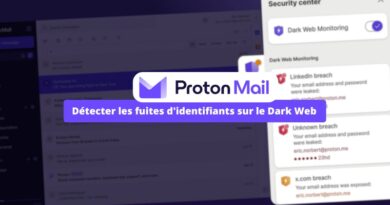 Proton Mail - Détecter les fuites d'identifiants sur le Dark Web