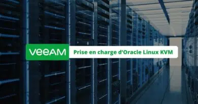 Veeam prise en charge Oracle Linux KVM