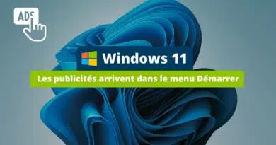 Windows 11 - Publicités menu Démarrer KB5036980