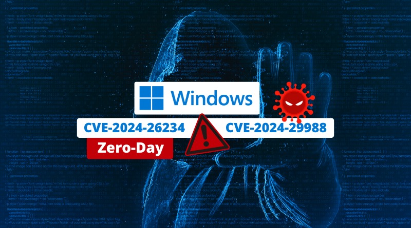 Windows zero-day - CVE-2024-26234 et CVE-2024-29988