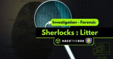 hack the box sherlocks litter solution