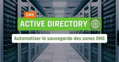 Active Directory - automatiser la sauvegarde des zones DNS