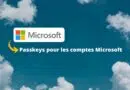 Passkeys pour les comptes Microsoft