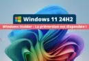 Windows 11 24H2 préversion disponible