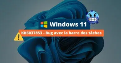 Windows 11 - KB5037853 - Bug avec la barre des tâches
