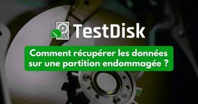 tuto TestDisk récupérer données sur partition RAW