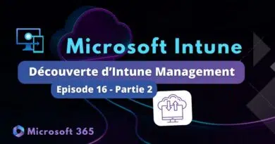 tuto intune management outil export import documenter