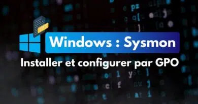 tuto sysmon installer configurer par GPO