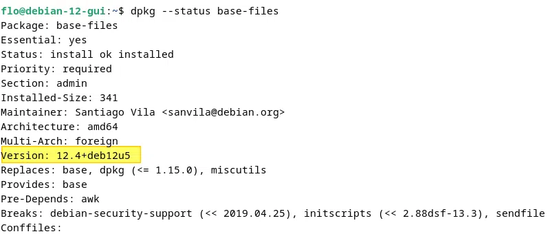 Afficher la version de Debian en ligne de commande