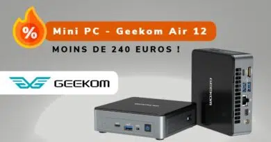 Bon plan - Mini PC - Geekom Mini Air 12 - Août 2024