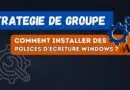 GPO police écriture windows