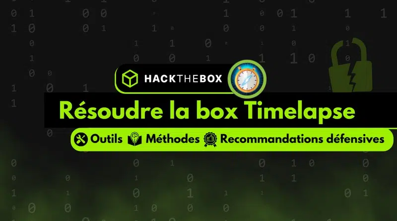 Résoudre la box Timelapse de Hack The Box