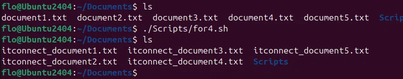Script Bash - Renommer des fichiers en masse