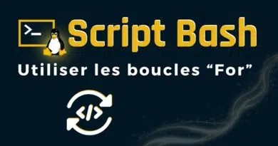 Script Bash boucles for