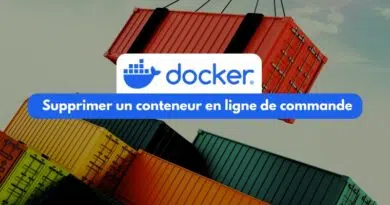 Supprimer un conteneur Docker en ligne de commande