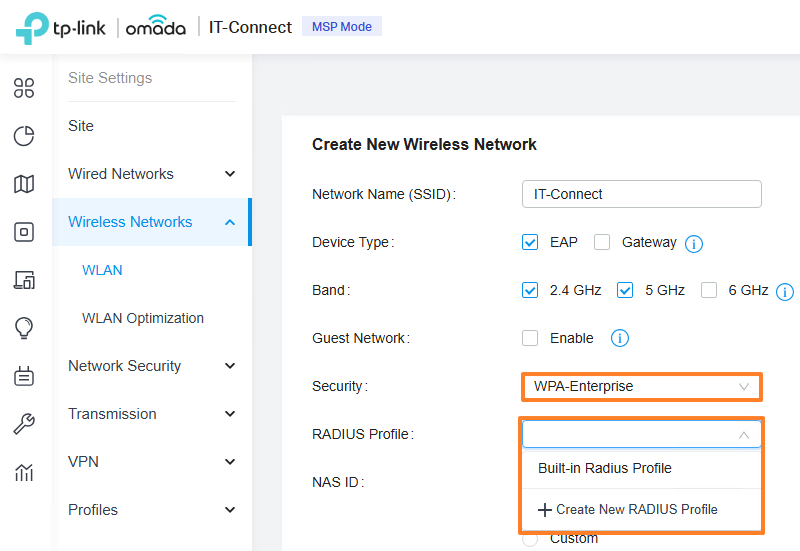 TP-Link Omada - 802.1X