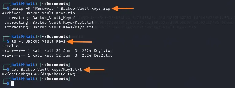 Unzip - Décompresser archive ZIP protégée par mot de passe