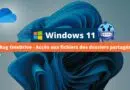 Windows 11 - Bug OneDrive - Accès aux fichiers des dossiers partagés