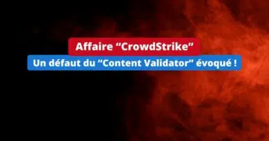 CrowdStrike - Un défaut du Content Validator évoqué