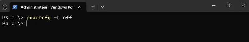 Windows 11 - Désactiver veille prolongée