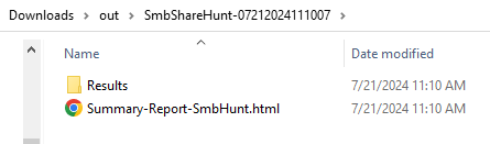 Rapport web et traces produits par PowerHuntShares.