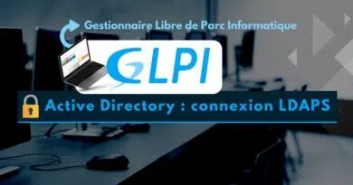 tuto GLPI Active Directory LDAPS