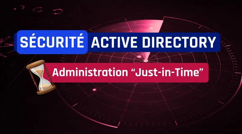 Outil Active Directory Just-in-Time Administration