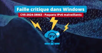 Vulnérabilité Windows - CVE-2024-38063 - Paquets IPv6 malveillants