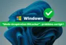 Windows - Correction du bug mode de récupération BitLocker