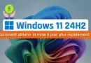 obtenir Windows 11 24H2 plus rapidement