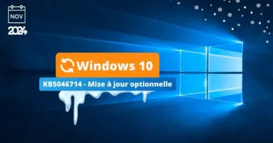 Windows 10 - KB5046714 - Mise à jour optionnelle