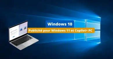 Windows 10 - Publicité Windows 11 et Copilot PC en plein écran