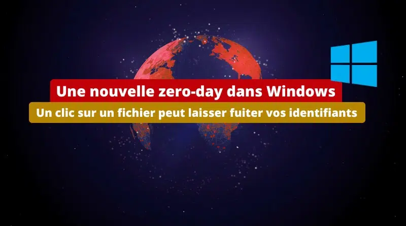 Nouvelle zero-day dans Windows - Fuite identifiants NTLM - Décembre 2024