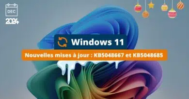 Windows 11 mise à jour Décembre 2024