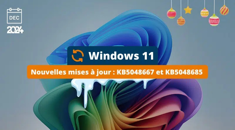 Windows 11 mise à jour Décembre 2024