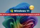 Windows 11 sur PC non compatible - Watermark Microsoft